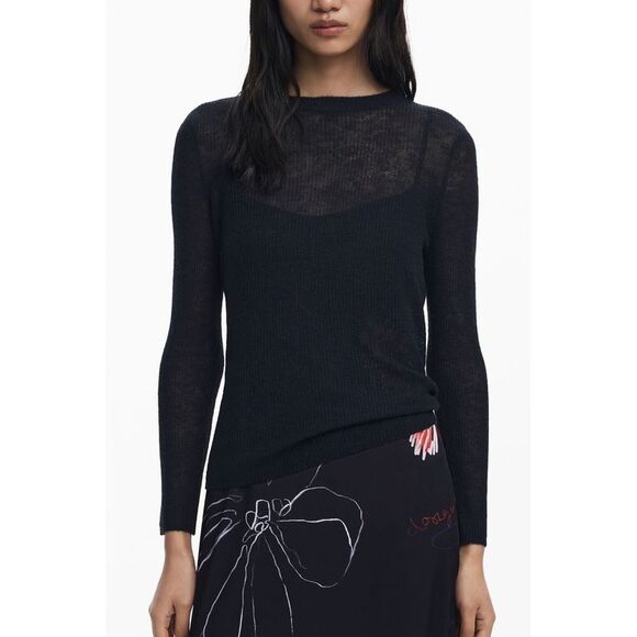 Desigual Black Polyester Women Women´s Dress